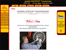 Tablet Screenshot of goodealtransmission.com